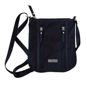 Nautica Blk Nylon Xbdy Bag